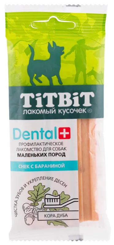 ТИТБИТ Снек с бараниной Dental+, 50 г