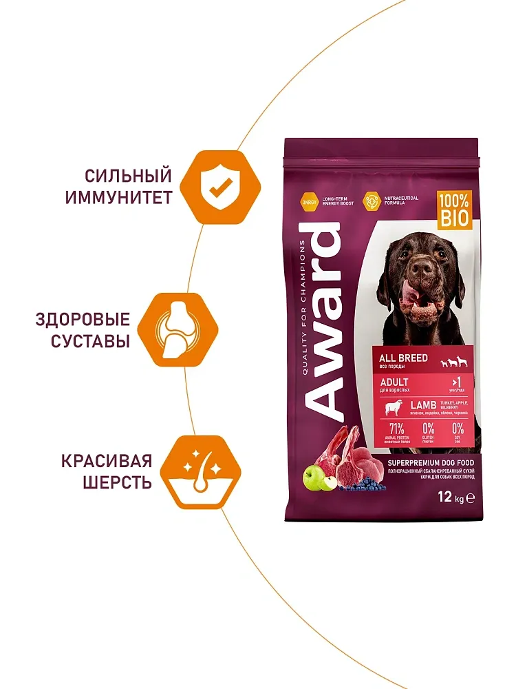 Award Adult Dog (Ягненок, индейка)