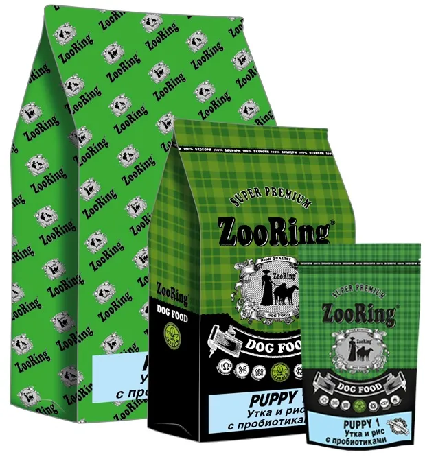 ZooRing Puppy 1 (Утка, рис), 2 кг