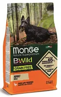 Monge Dog BWild Grain Free Adult Mini (Утка, картофель) 2,5 кг