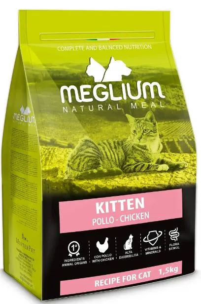 Корм Meglium Kitten (Курица) для кошек