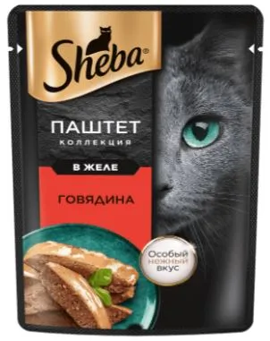 Sheba нежный паштет в желе (Говядина)