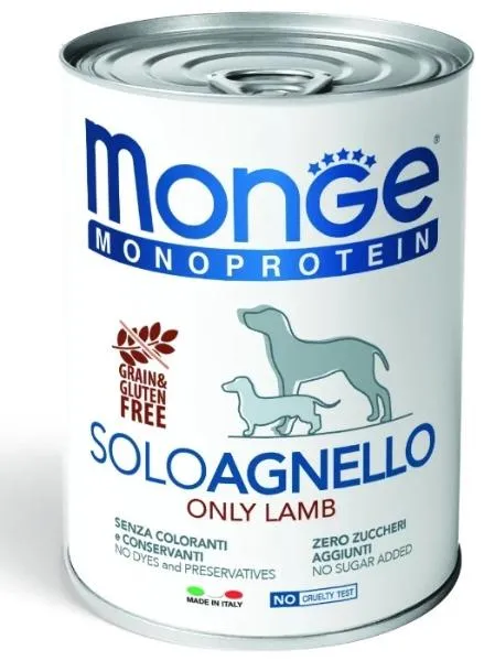 Monge Dog Solo Adult (Ягненок)