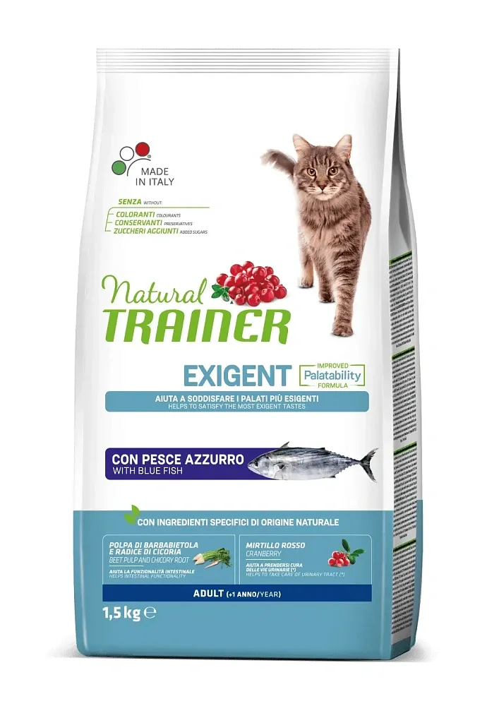 Корм Trainer Natural Adult Exigent (Океаническая рыба) для кошек