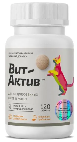 Вит-Актив для кастрированных котов и кошек