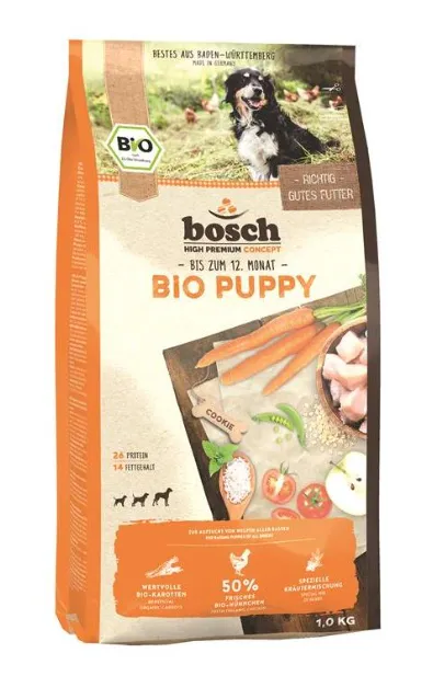Корм Bosch Bio Puppy (Курица с морковью) для собак