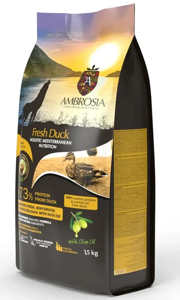 AMBROSIA Mediterranean Adult All Breeds (Утка)