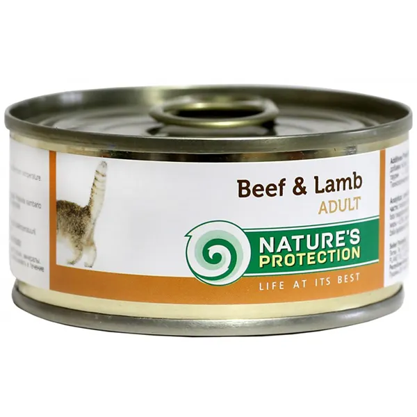 Nature"s Protection Cat Beef & Lamb (Говядина, ягненок) 100 гр