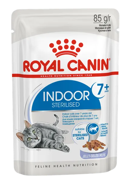 Royal Canin Indoor Sterilized +7 (желе)