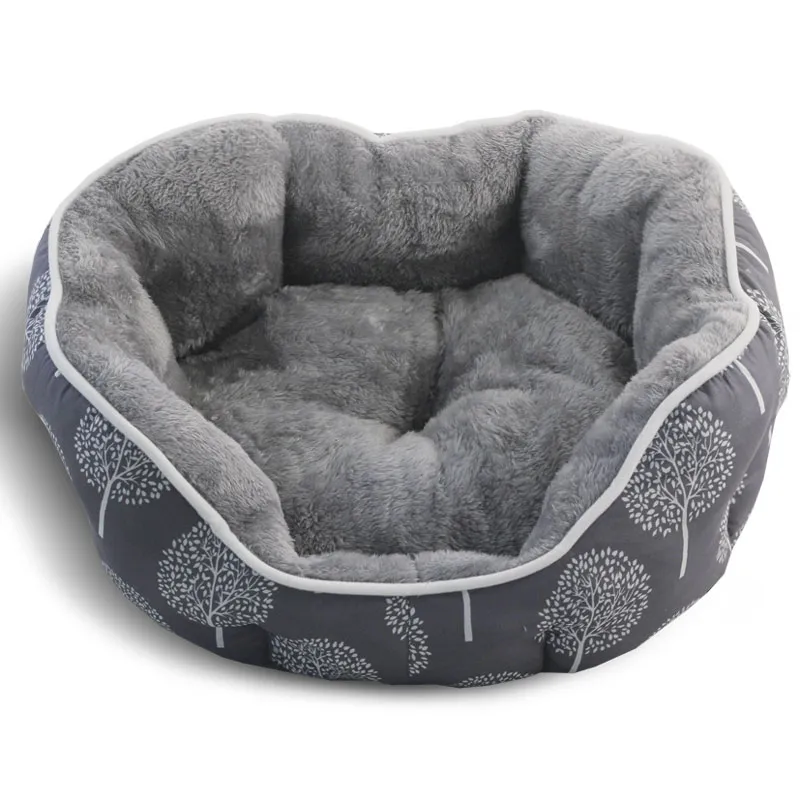 Triol Лежанка овальная Сказочный лес, серая