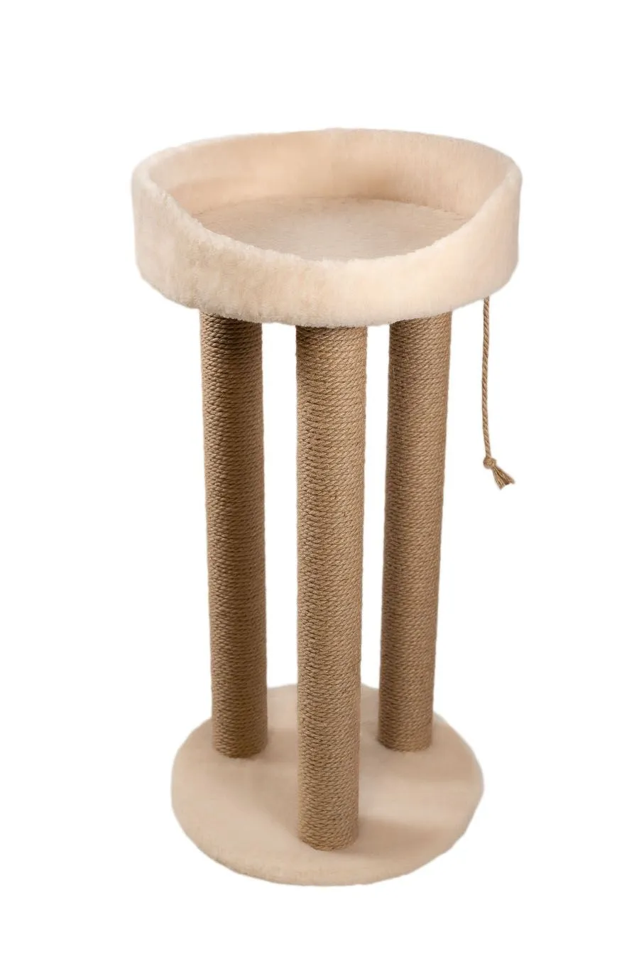 Cat House Когтеточка "Тринога с лежанкой", 85 см, джут