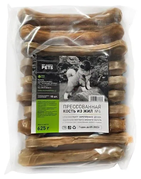 My Happy Pets Прессованная кость из жил