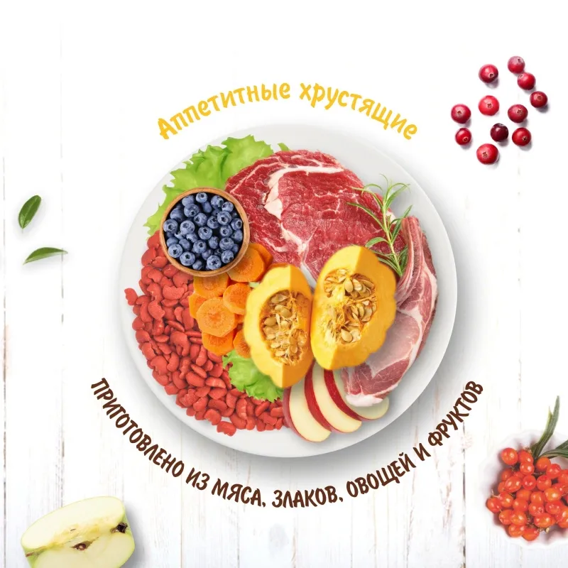 ТИТБИТ Хрустящий завтрак с говядиной