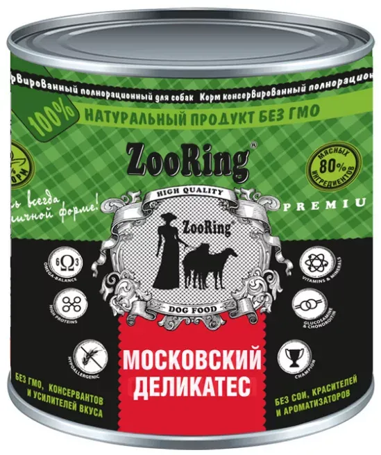 ZooRing Dog Паштет Московский деликатес