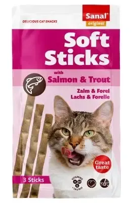 Sanal Палочки для кошек (лосось, форель)