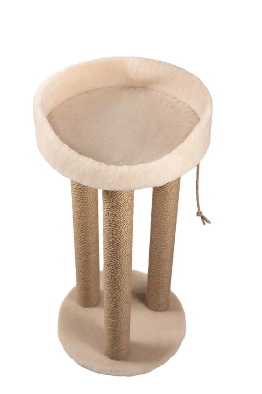 Cat House Когтеточка "Тринога с лежанкой", 85 см, джут