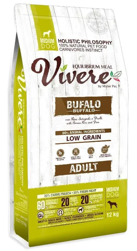 Vivere Dog Adult Medium (Буйвол)