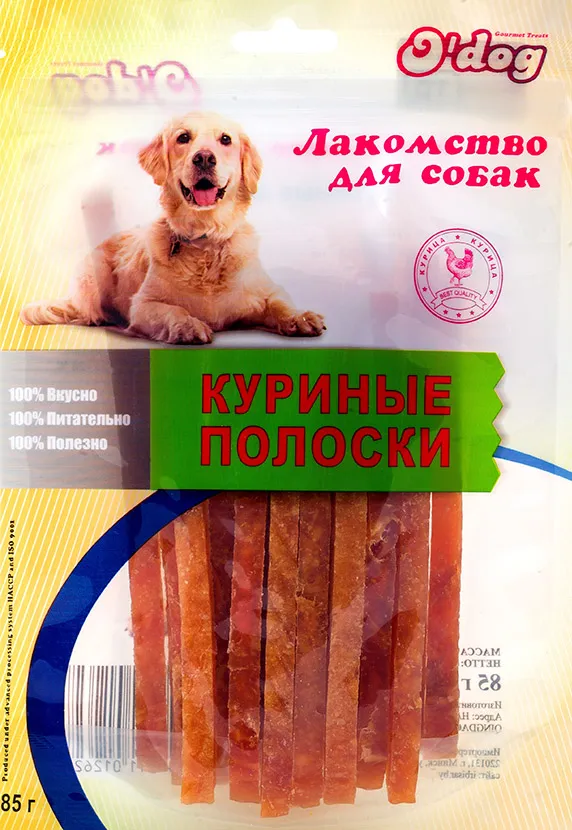 O'dog Лакомство Куриные полоски