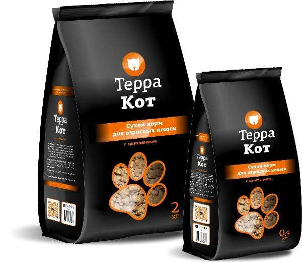Терра Кот для взрослых кошек (Цыпленок)