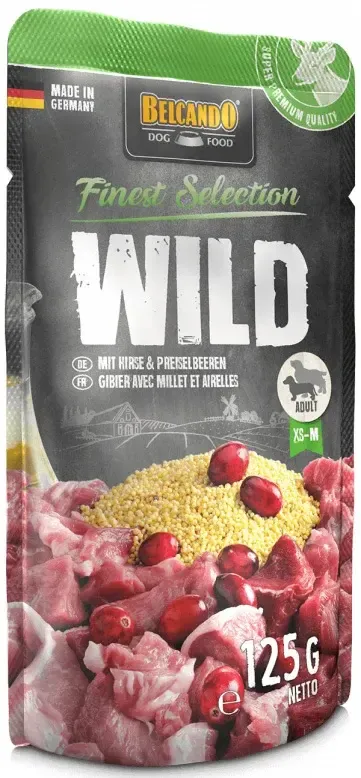 Belcando Паучи (Оленина, пшено и брусника)