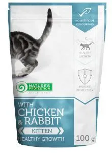 Паучи NP Cat With Chicken & Rabbit Kitten Healthy Growth 100 г