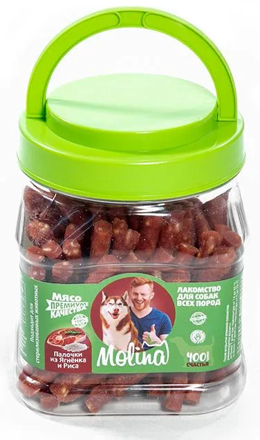Molina Лакомство для собак Палочки из ягненка и риса