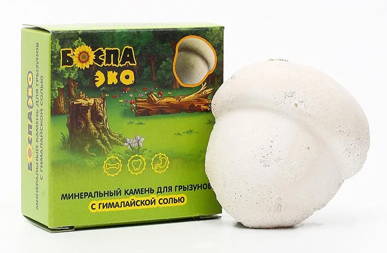 БОСПА ЭКО Минеральный камень для грызунов с гималайской солью