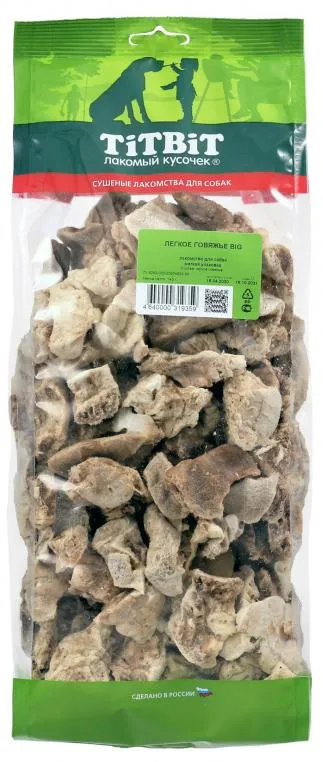 ТИТБИТ Легкое говяжье BIG - мягкая упаковка