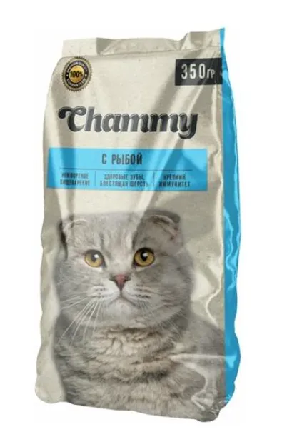 Chammy для взрослых кошек (Рыба), 350 г