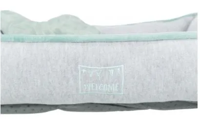 Лежак "TRIXIE", "Junior", с игрушкой, серый/ментол