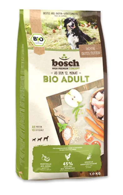 Корм Bosch Bio Adult (Курица с яблоком) для собак