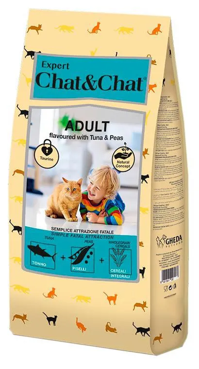 Chat&Chat Expert Adult Cat (Тунец и горох)