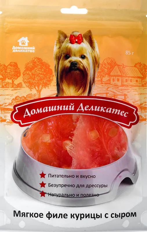 Домашний деликатес Мягкое филе курицы с сыром 85 г