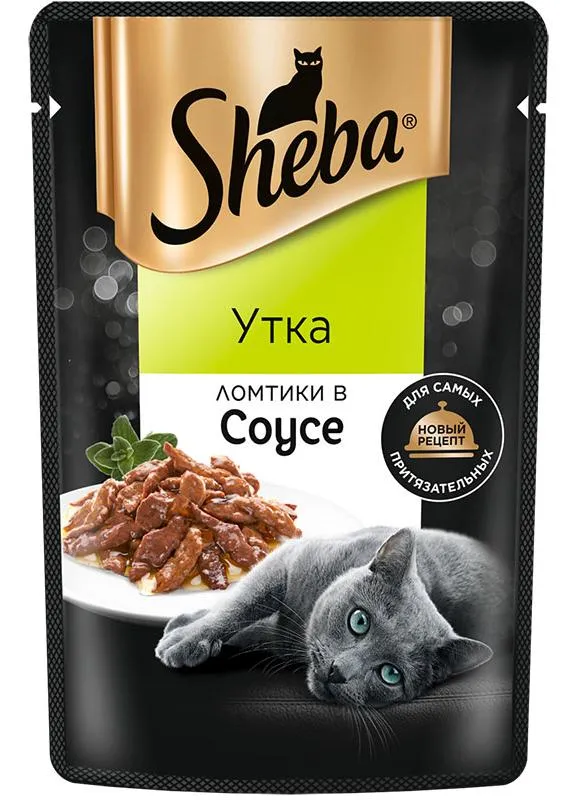 Sheba Ломтики в соусе (Утка), 75 г