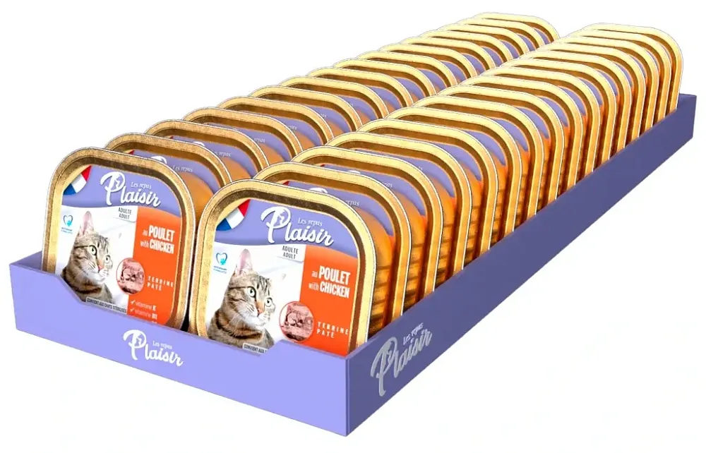 Plaisir Паштет для кошек (Курица)