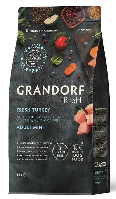  Grandorf Fresh Adult Mini Breeds (индейка с бататом) 