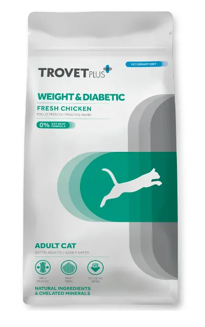 Trovet Plus Weight & Diabetes Cat (Курица)														