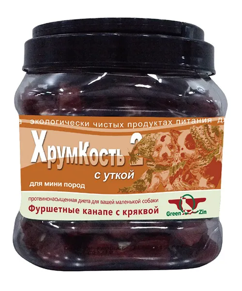 GreenQZin "Хрумкость 2" (Фуршетные канапе с кряквой)