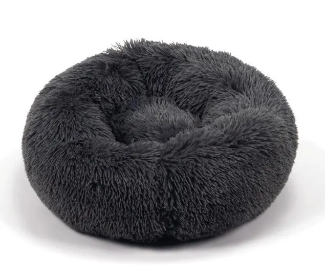 Beeztees Лежанка плюшевая Yali серая