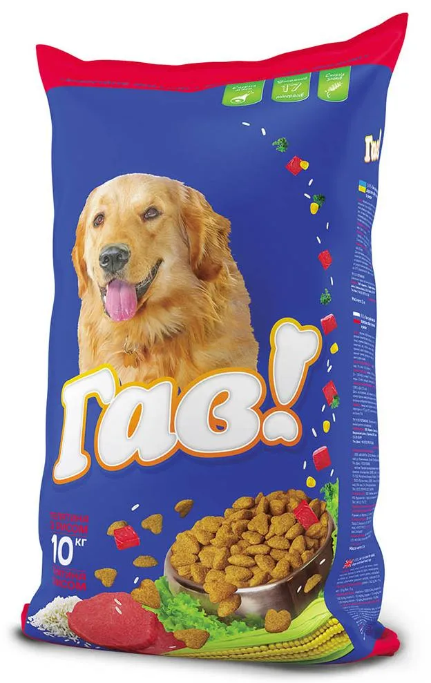 Гав! для взрослых собак (Телятина и рис)