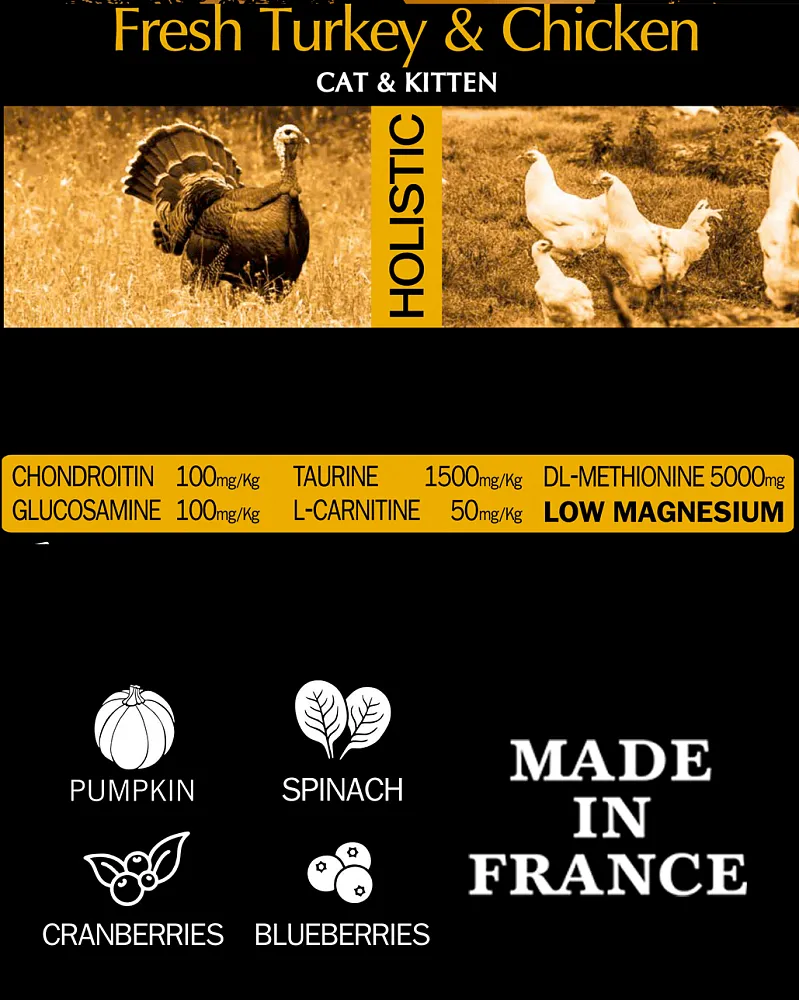 AMBROSIA Cat&Kitten (Индейка, курица)