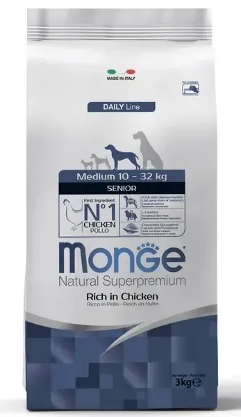 Monge Dog Daily Medium Senior (Курица)