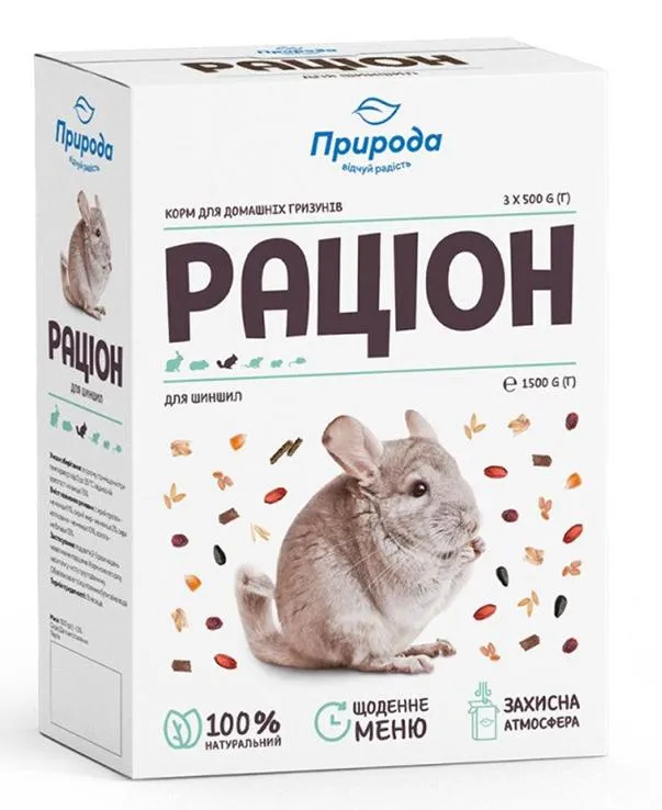 Природа Корм Рацион для шиншилл