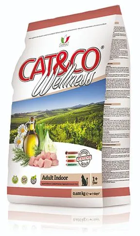 Cat&co Wellness Adult Indoor (Ягненок и картофель)