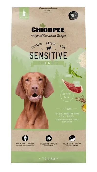 Chicopee CNL Sensitive Adult All breeds (Утка и рис)