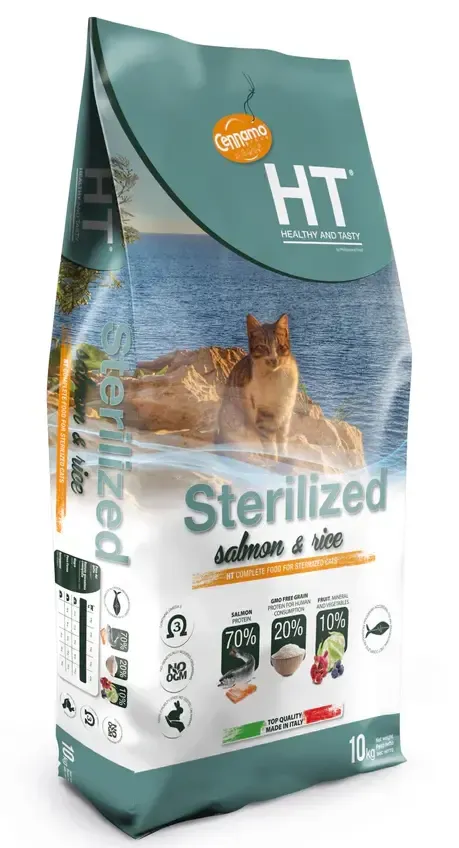Cennamo HT Sterilized Cat (Лосось, рис)
