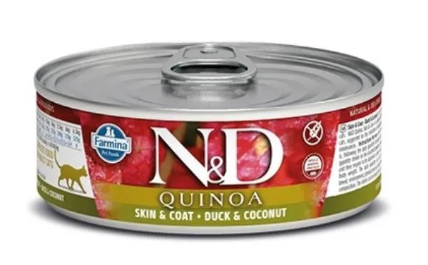 Консервы Farmina N&D Quinoa Cat (Утка, кокос), 70 г