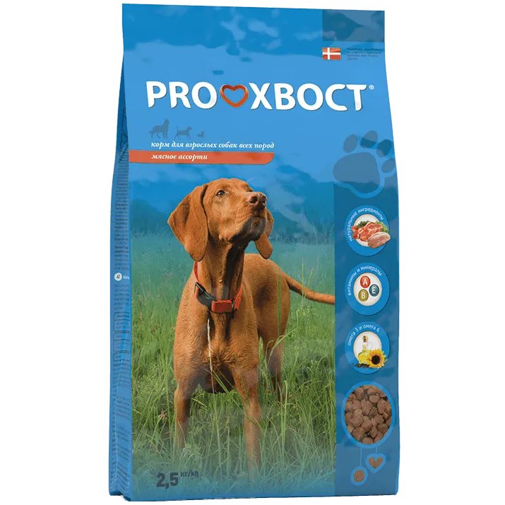 Proхвост для собак (Мясное ассорти)