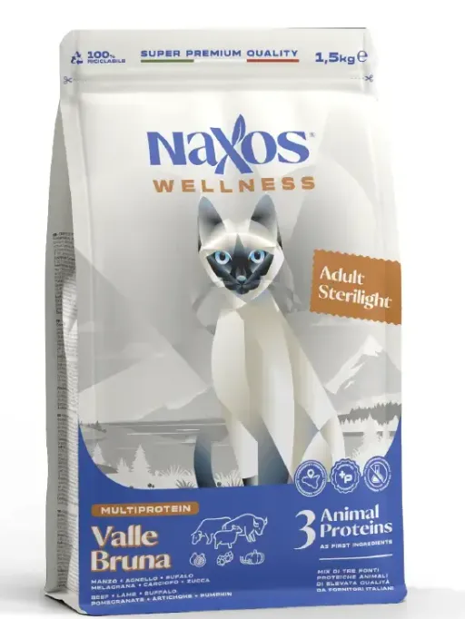 Naxos Wellness Adult Sterilight (Говядина, ягненок, буйвол)
