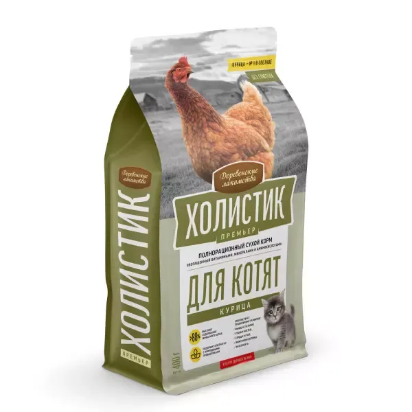 Деревенские лакомства Холистик Премьер для котят (Курица)